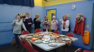 Shefford Tai Chi class Christmas lunch 2014