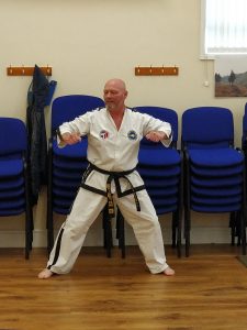 Performance of Taekwondo pattern