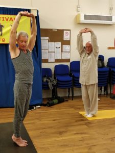 Yoga demonstration class