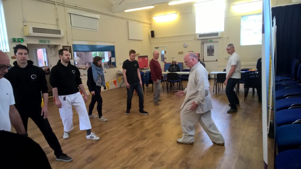 Tai Chi practice at the Shefford Festival