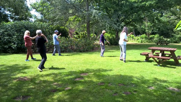 Shefford Tai Chi picnic in the Swiss Garden